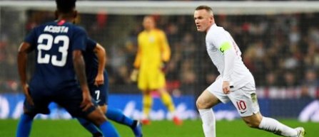 Anglia a învins Statele Unite (3-0), în meciul de retragere al lui Wayne Rooney